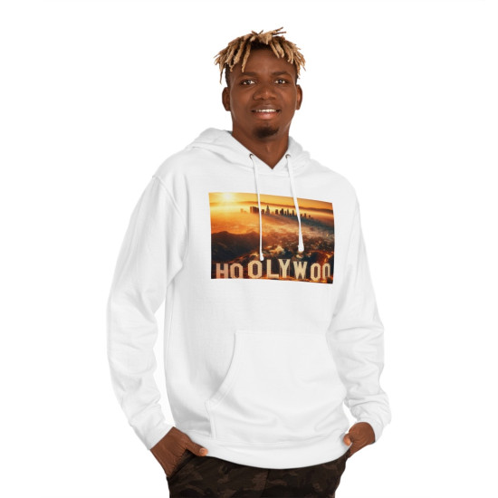 Hollywood Sign with L.A. Backdrop Hoodie